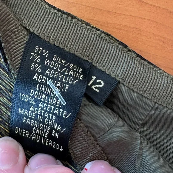 NWT Dana Buchman Silk & Wool pencil skirt - Picture 5 of 6